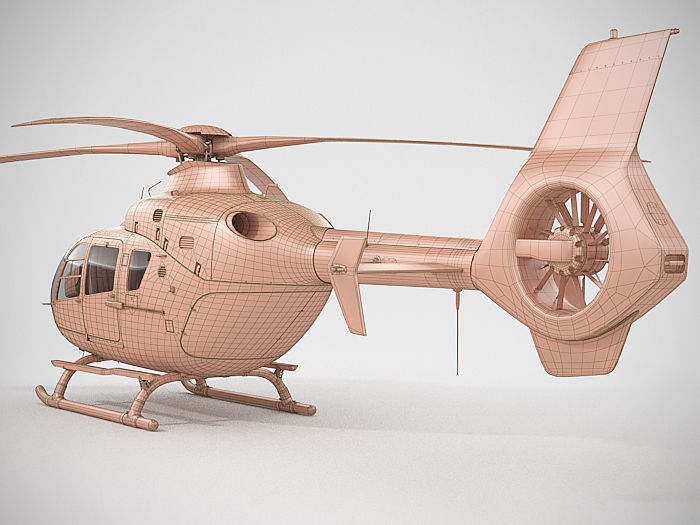 Eurocopter EC135 3D model_21