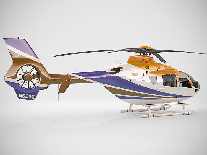 Eurocopter EC135 3D model_2