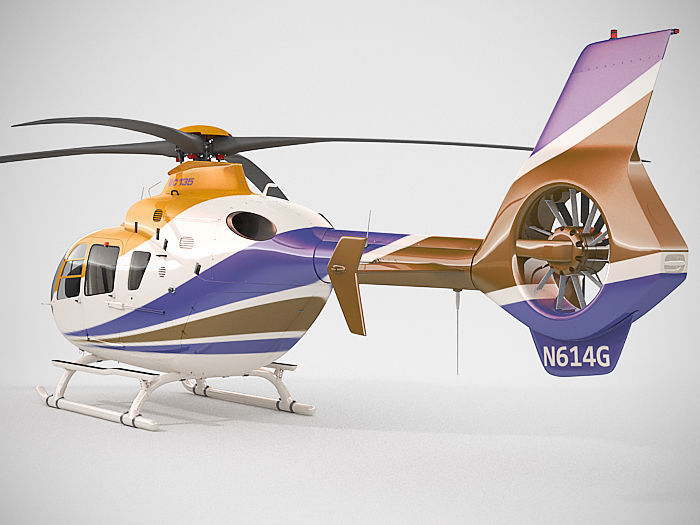 Eurocopter EC135 3D model_3