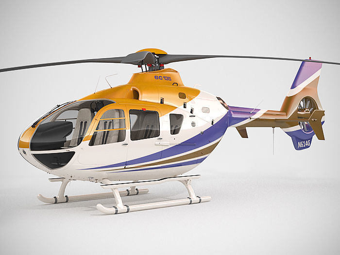 Eurocopter EC135 3D model_9