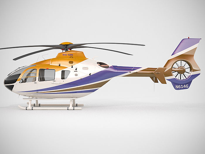Eurocopter EC135 3D model_1