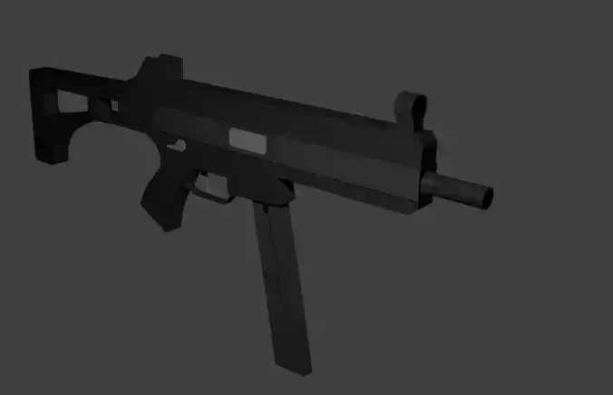 Ump Low Poly gun