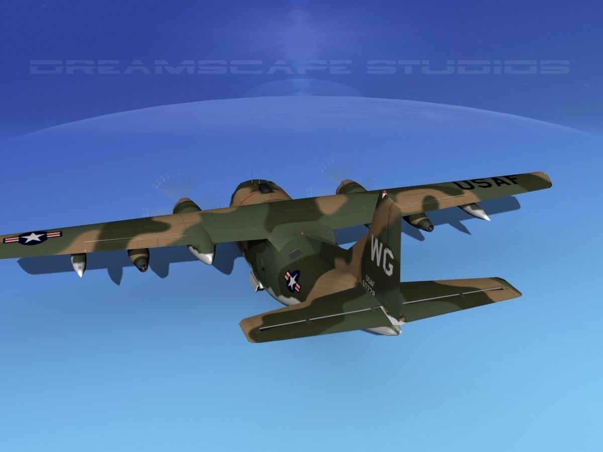 Fairchild C-123K Provider V08 3D model_7