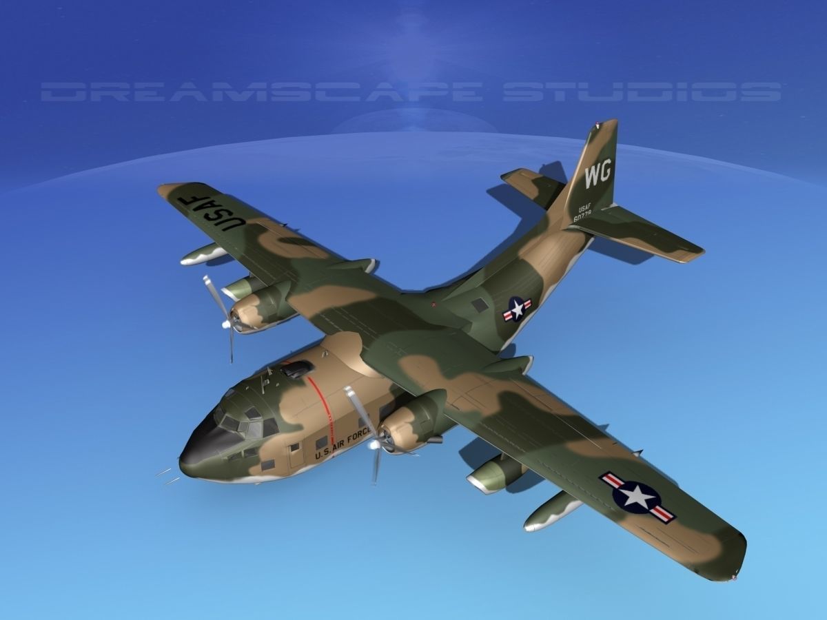 Fairchild C-123K Provider V08 3D model_10