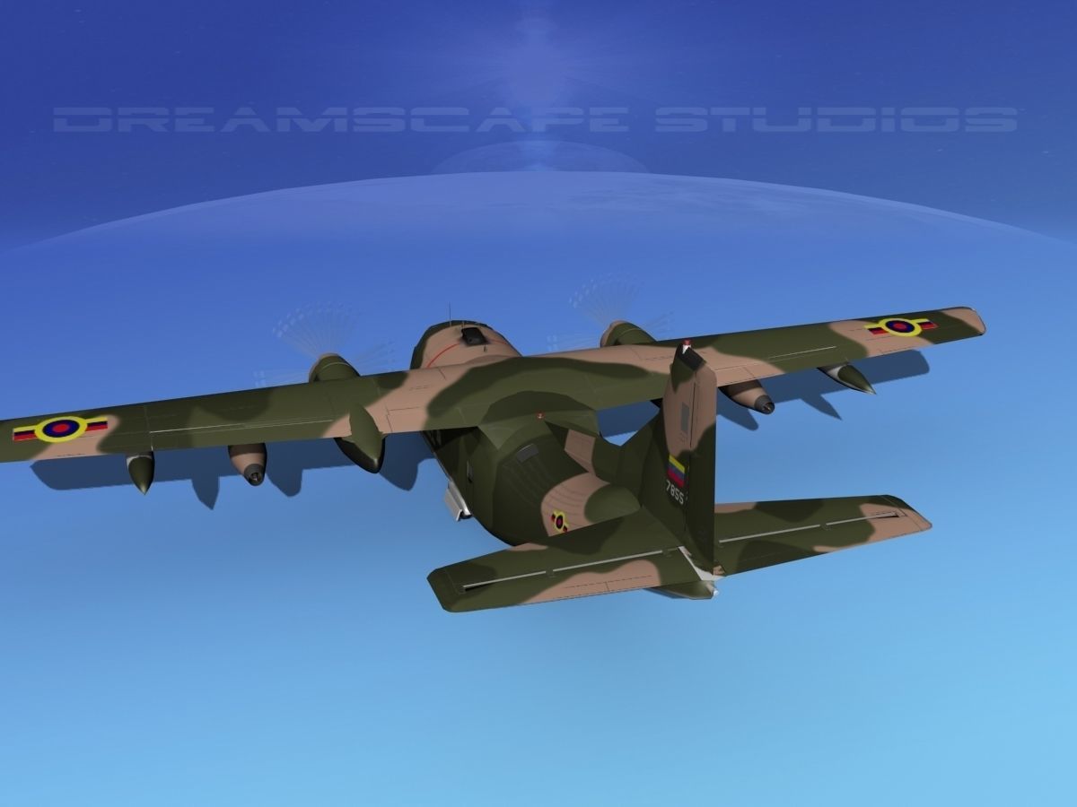 Fairchild C-123K Provider V09 3D model_7