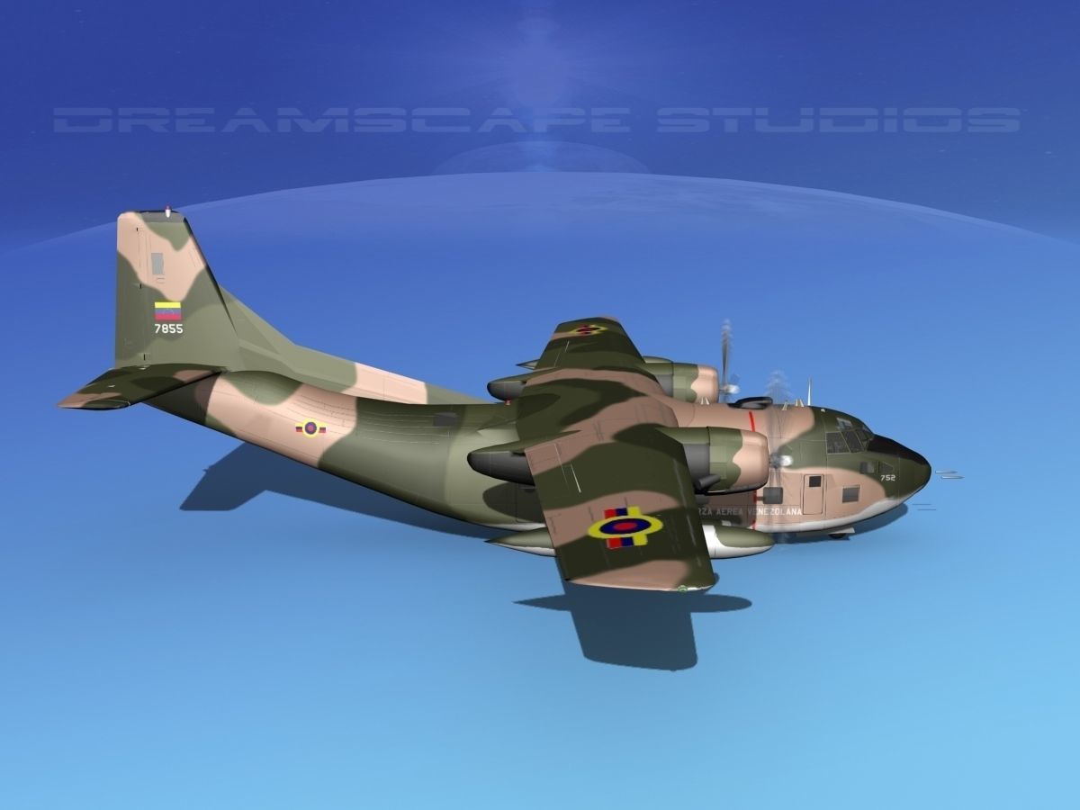 Fairchild C-123K Provider V09 3D model_1