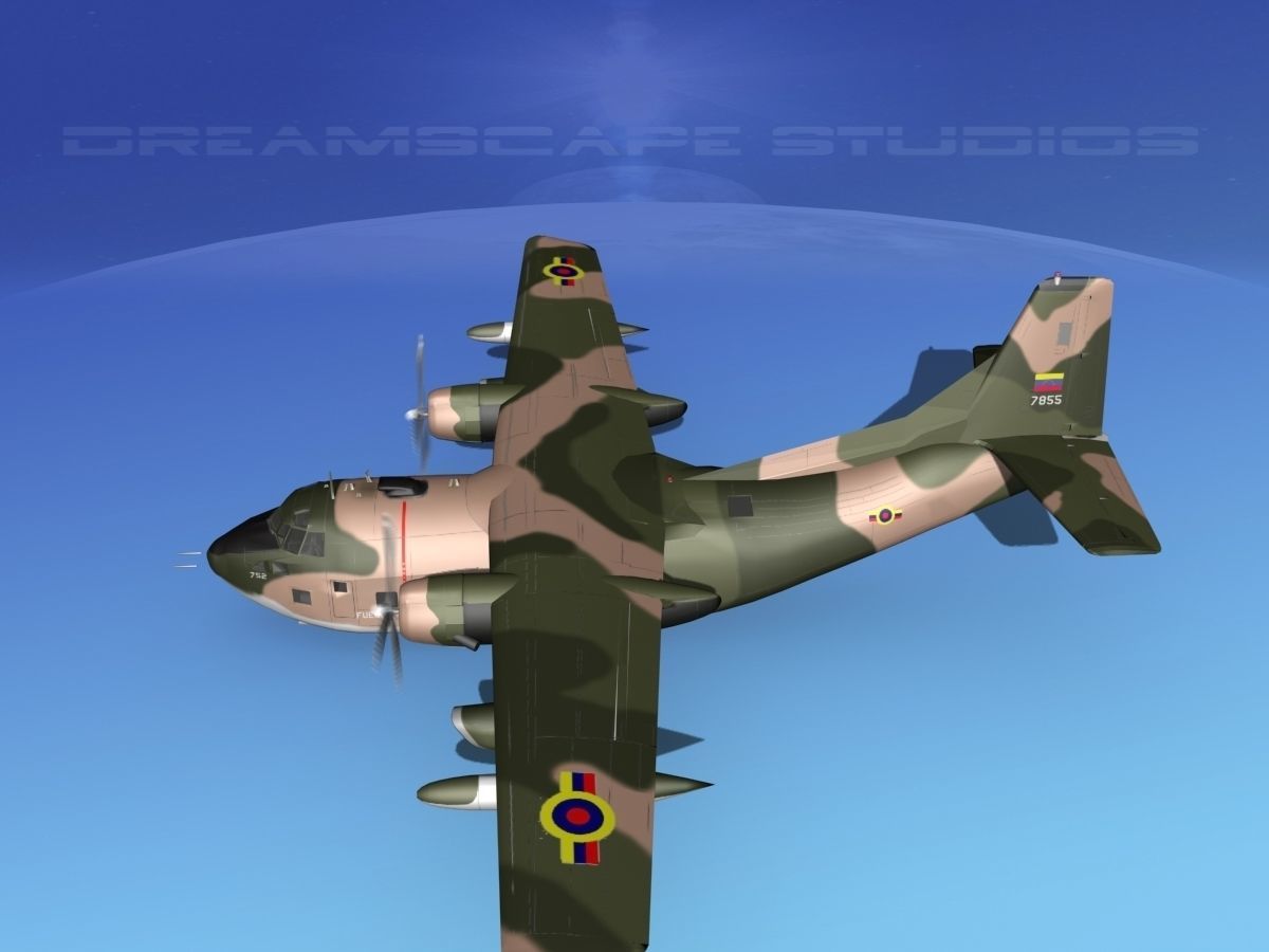 Fairchild C-123K Provider V09 3D model_8