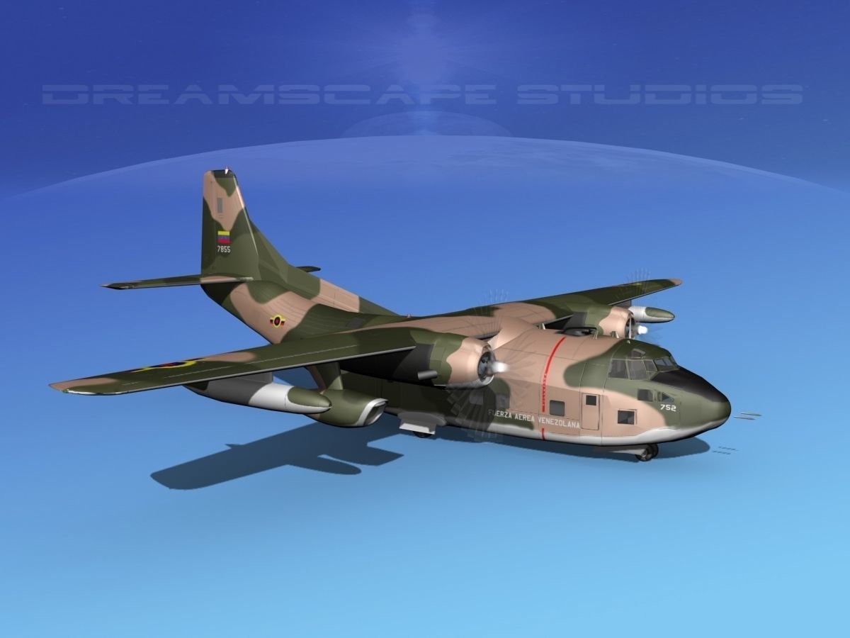 Fairchild C-123K Provider V09 3D model_5