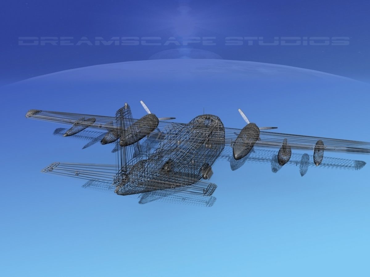Fairchild C-123K Provider V09 3D model_15