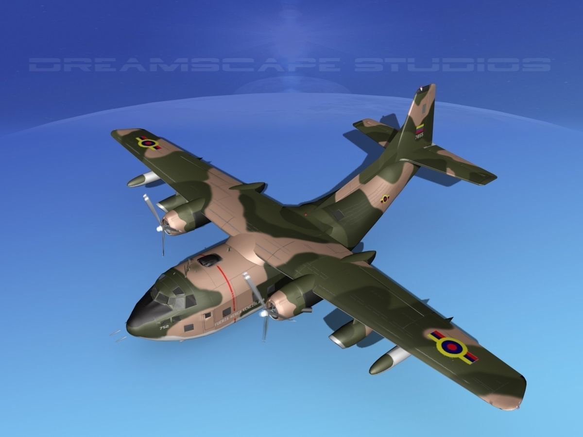Fairchild C-123K Provider V09 3D model_11