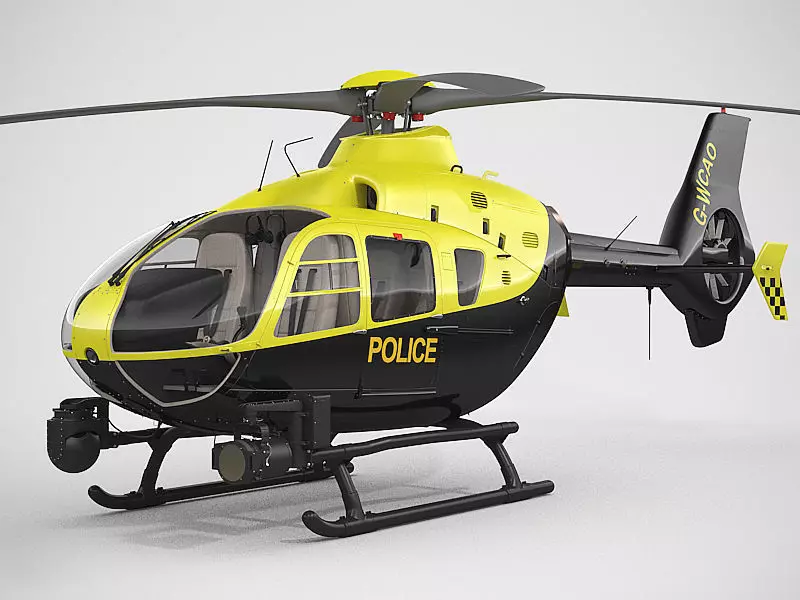 Eurocopter EC135 Police 3D model_0