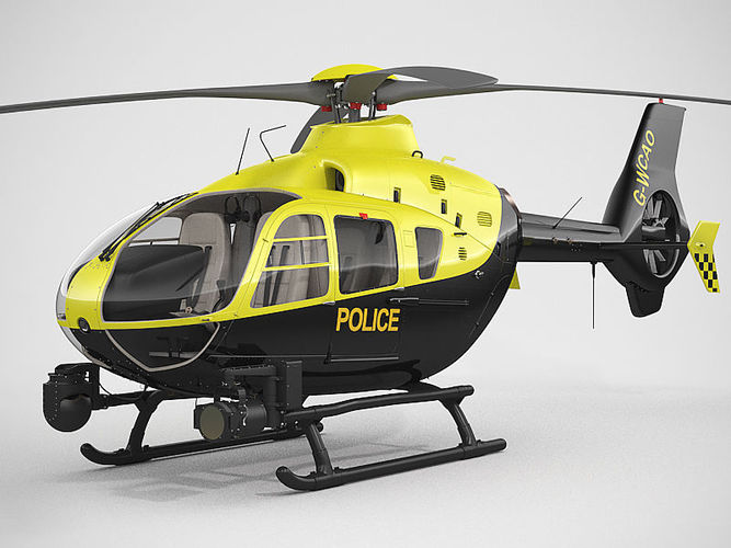 Eurocopter EC135 Police 3D model
