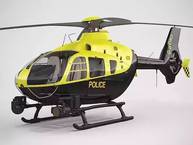 Eurocopter EC135 Police 3D model