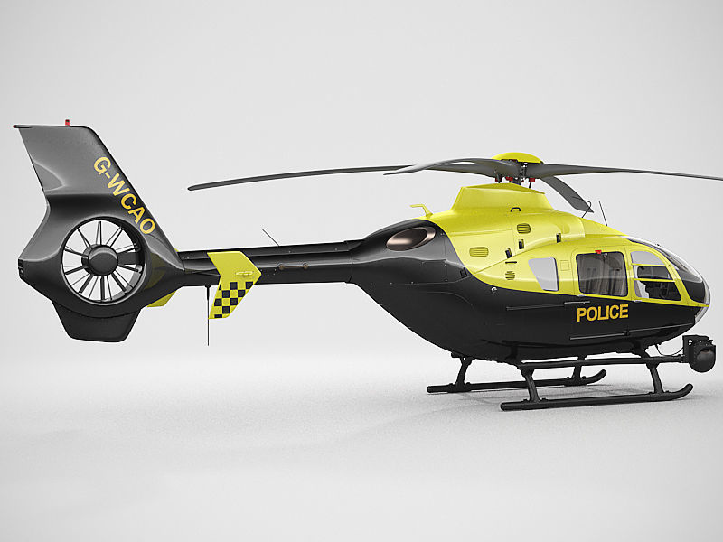 Eurocopter EC135 Police 3D model_4