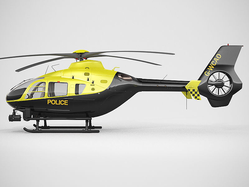 Eurocopter EC135 Police 3D model_1