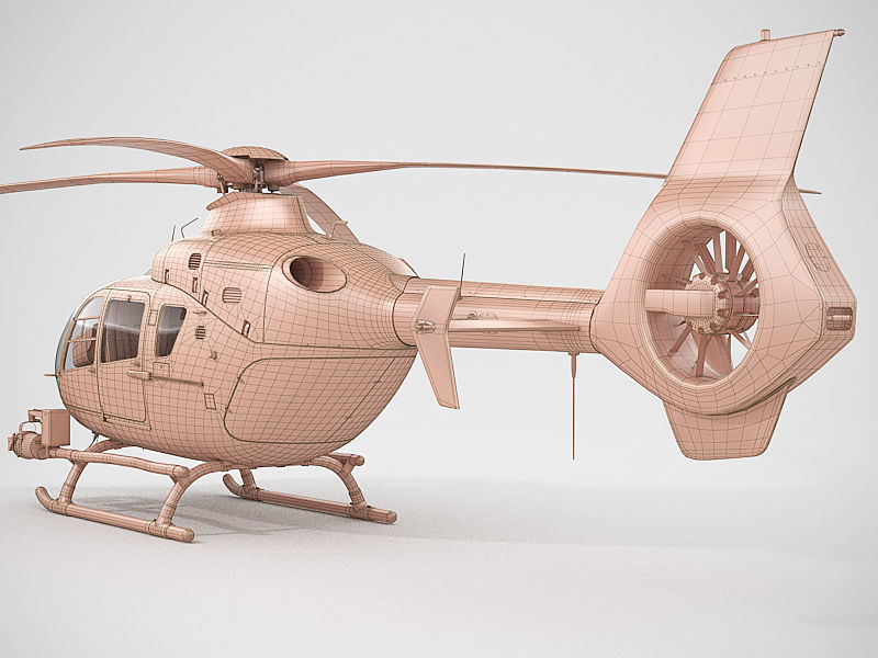 Eurocopter EC135 Police 3D model_22
