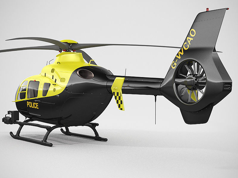 Eurocopter EC135 Police 3D model_2
