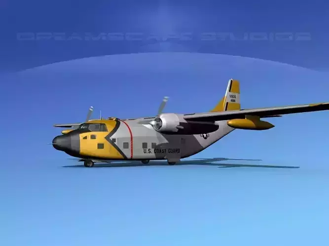 Fairchild HC-123B Provider V01 3D model