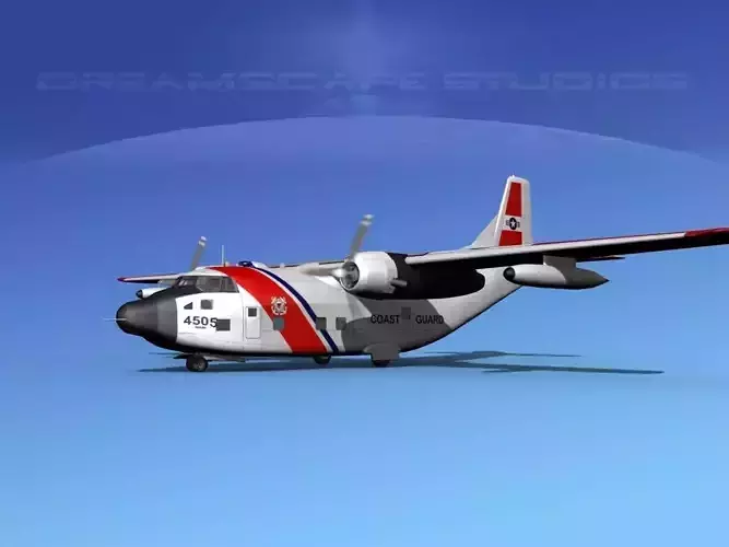 Fairchild HC-123B Provider V02 3D model