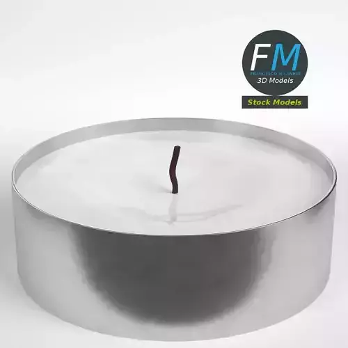 Tealight candle 3D model