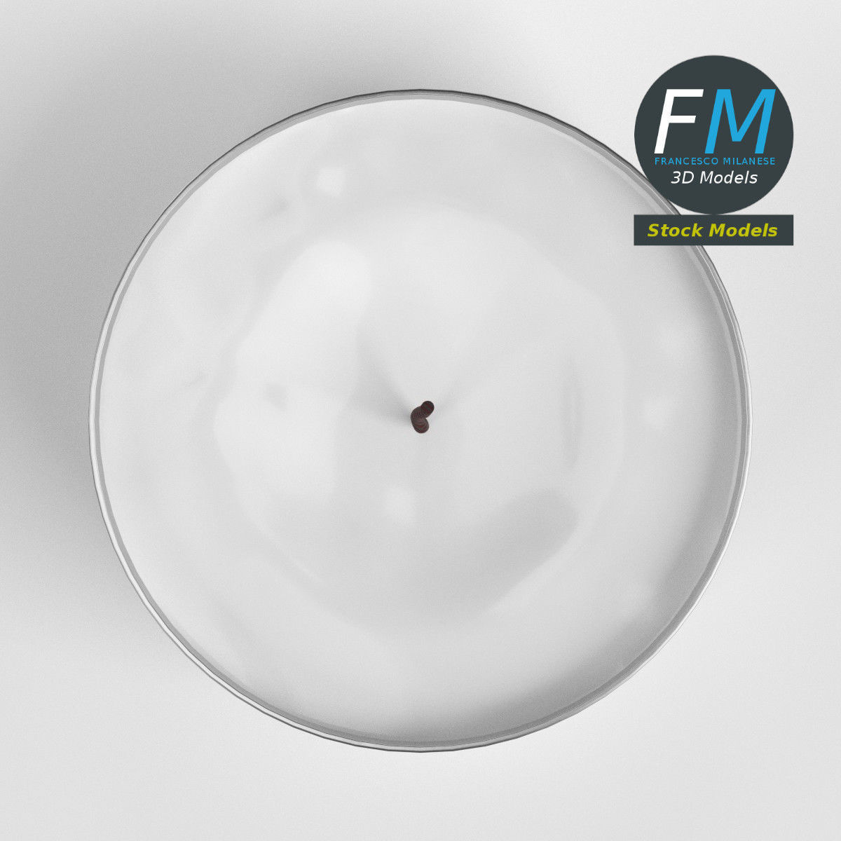 Tealight candle 3D model_6