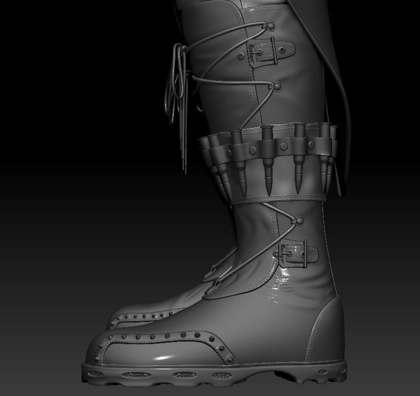 Steampunk man Zbrush 3D model 3D model_12