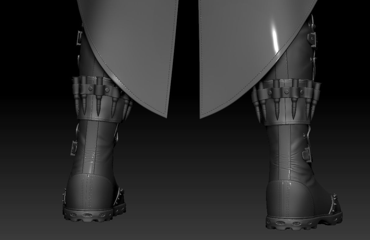 Steampunk man Zbrush 3D model 3D model_13
