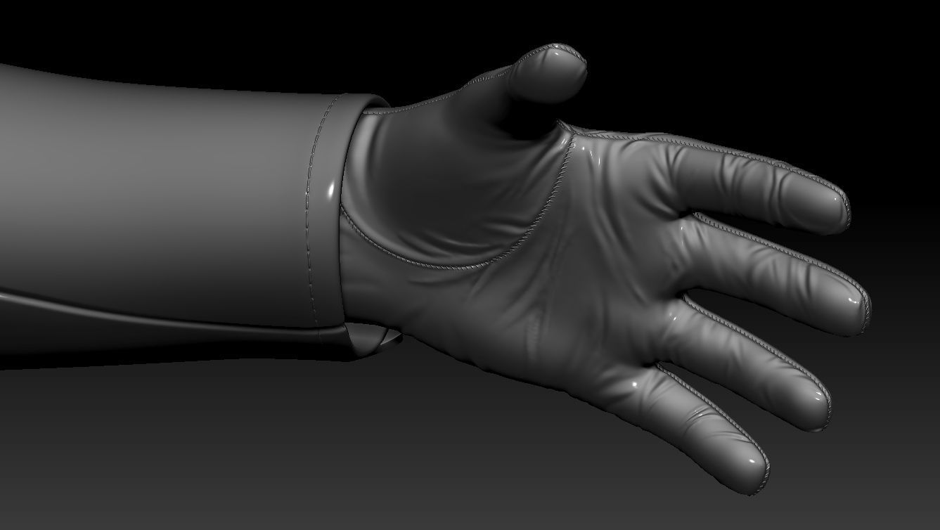 Steampunk man Zbrush 3D model 3D model_10