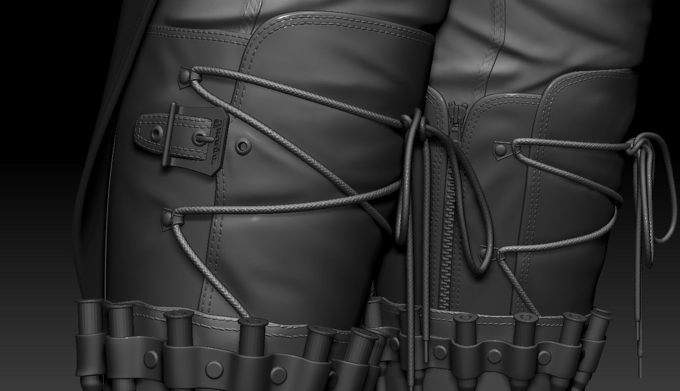 Steampunk man Zbrush 3D model 3D model_14