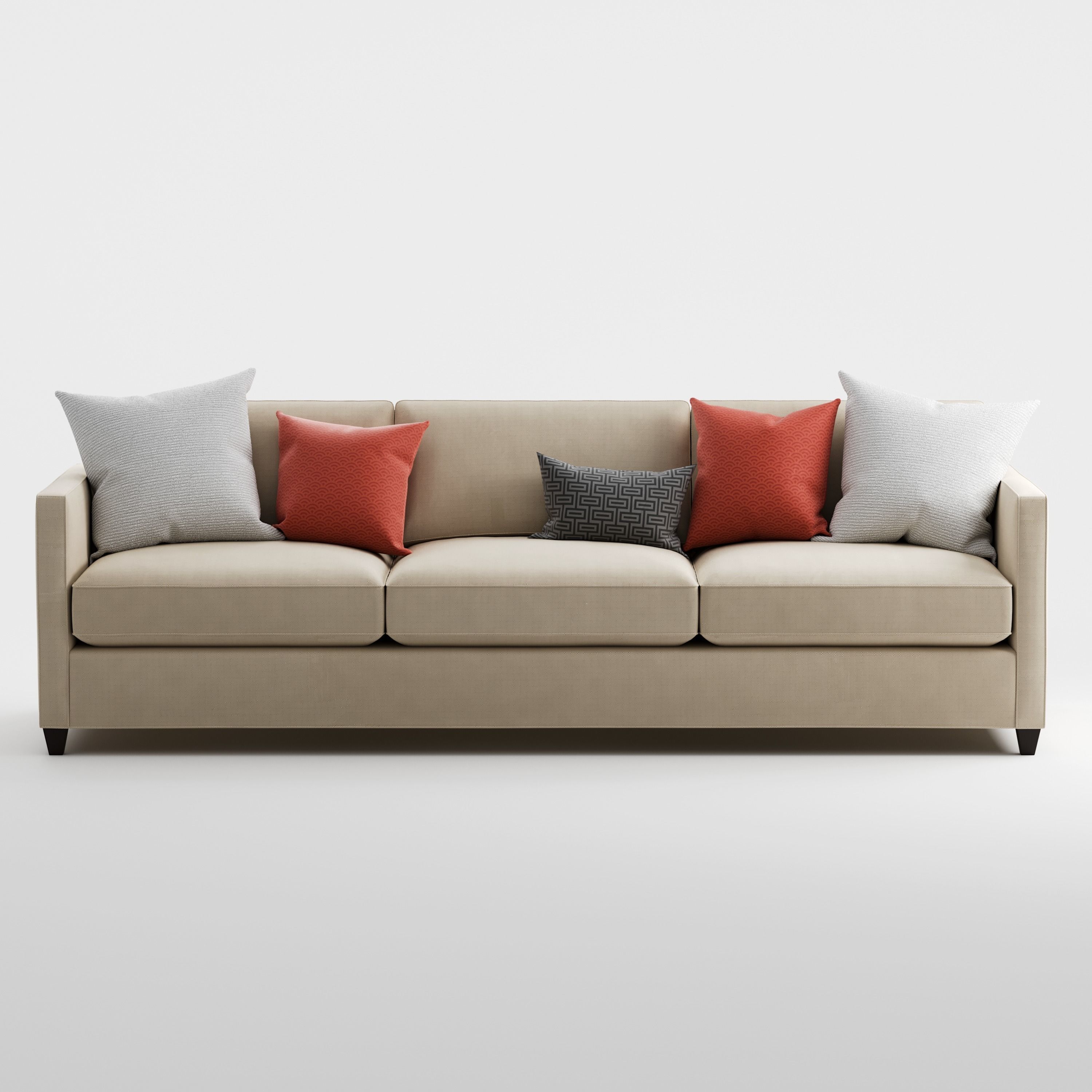 Crate and Barrel Dryden Grande Sofa 3D model_11
