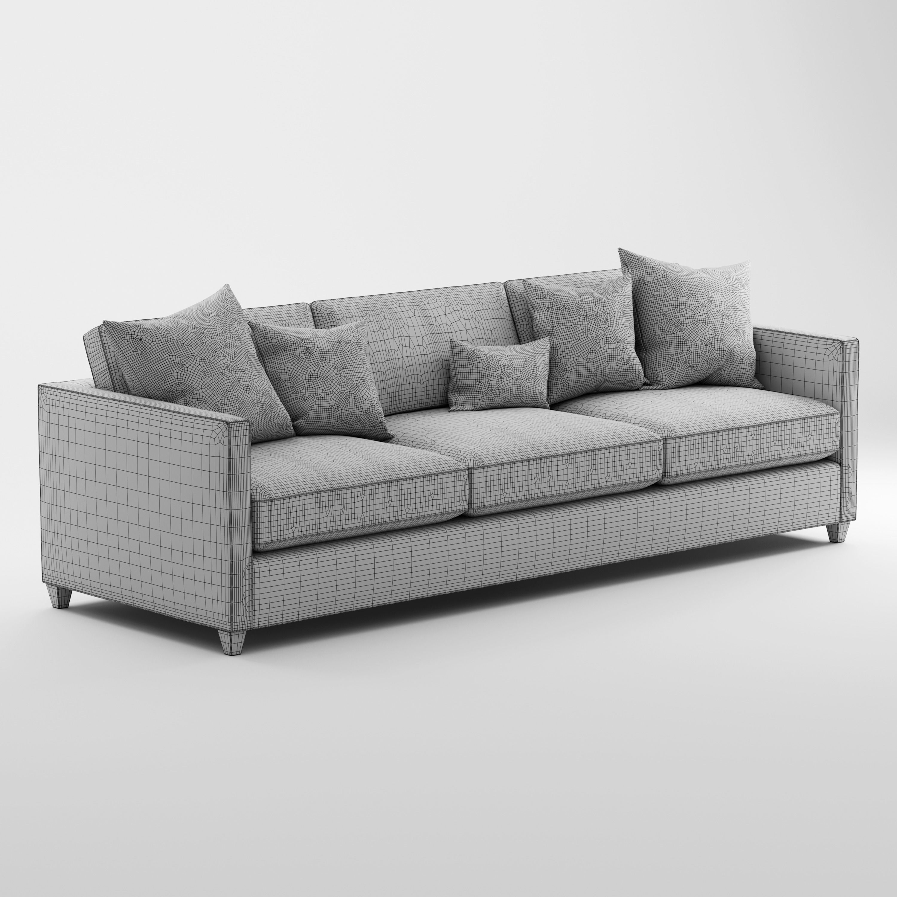 Crate and Barrel Dryden Grande Sofa 3D model_10
