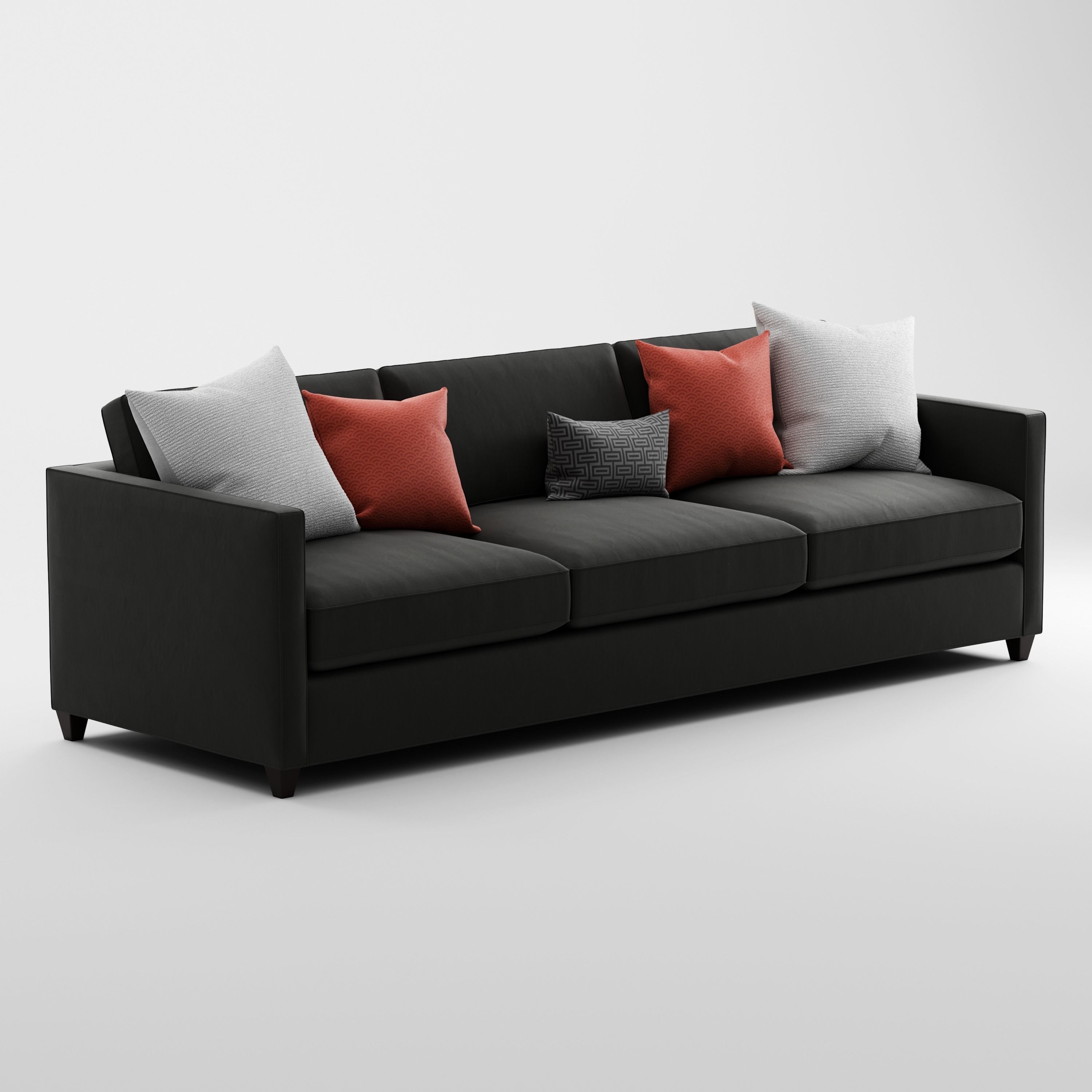 Crate and Barrel Dryden Grande Sofa 3D model_2