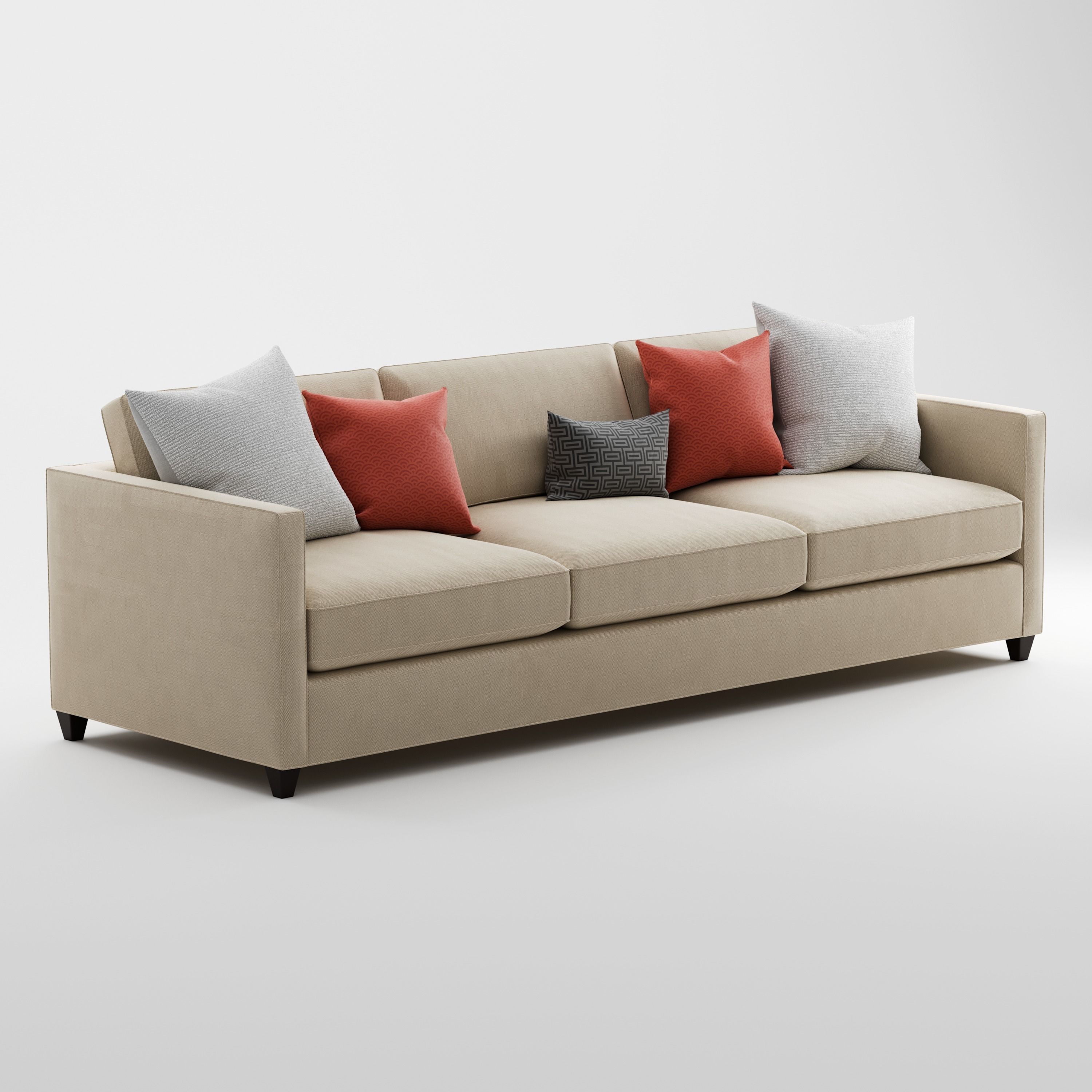 Crate and Barrel Dryden Grande Sofa 3D model_3