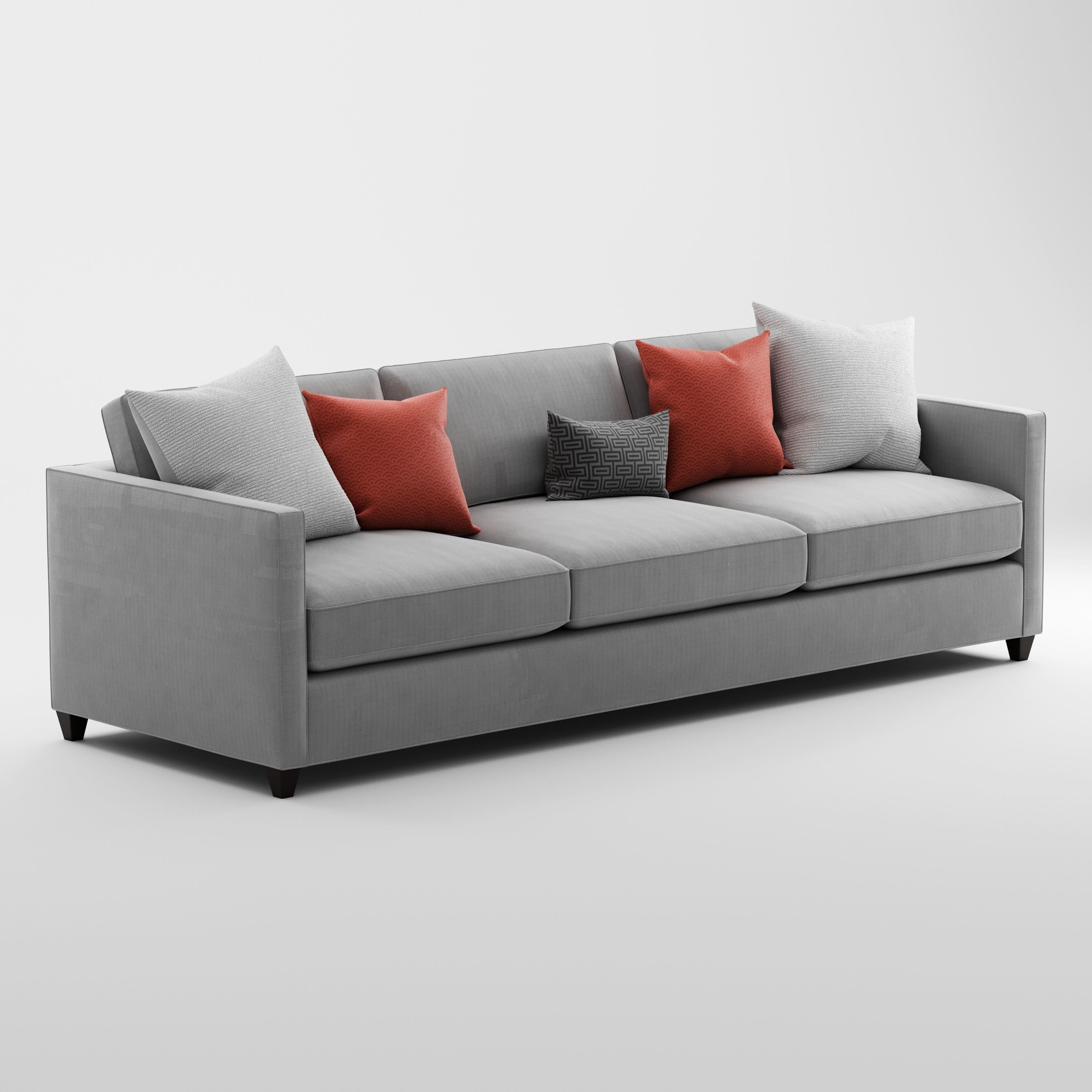 Crate and Barrel Dryden Grande Sofa 3D model_4