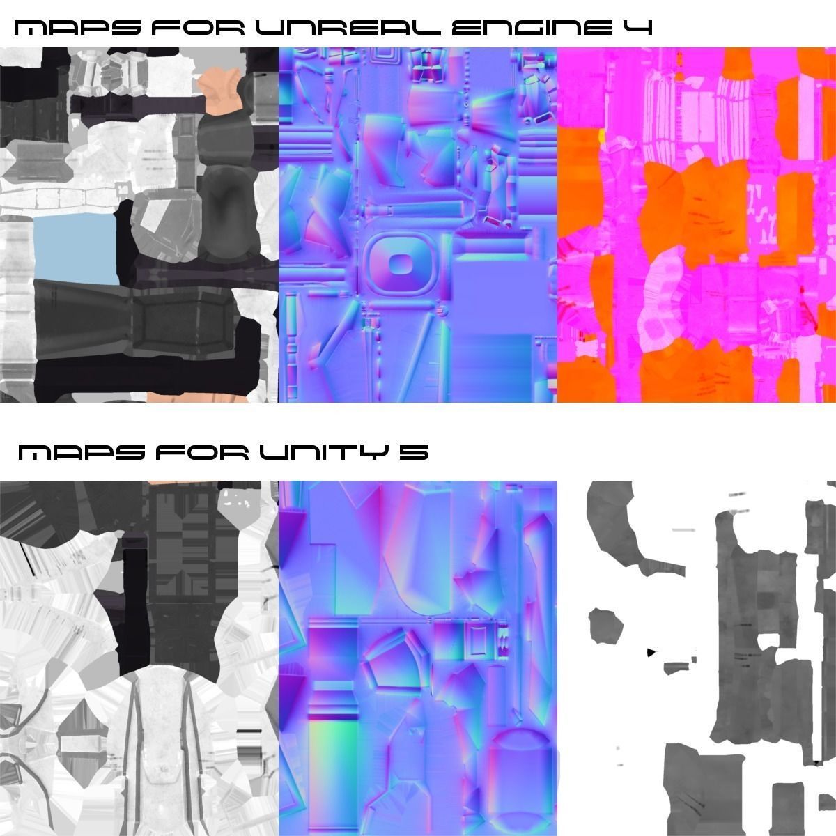 Sci-fi Range Rifle Low-poly 3D model_25