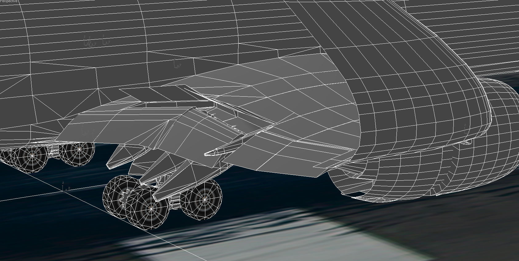 Airbus A350-900 XWB Sichuan Airlines livery Low-poly 3D model_16