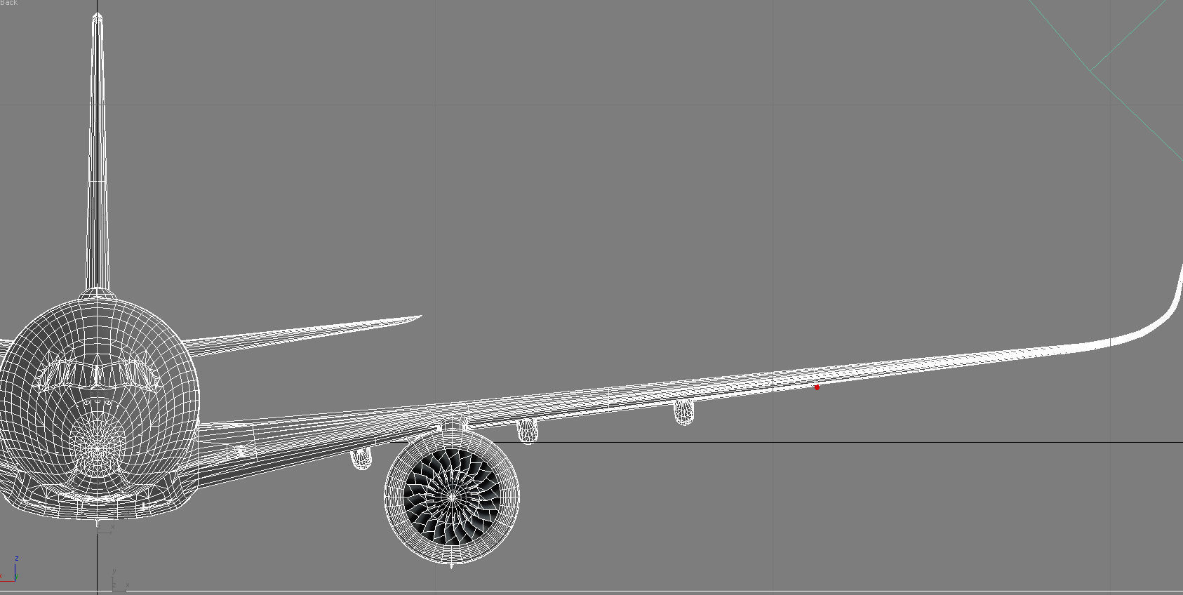 Airbus A350-900 XWB Sichuan Airlines livery Low-poly 3D model_14
