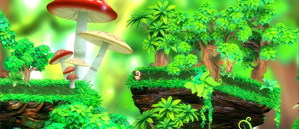 3DRT - 2D Forest pack Low-poly 3D model_4