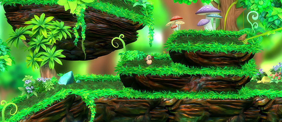 3DRT - 2D Forest pack Low-poly 3D model_5