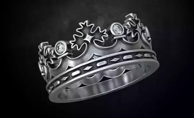 Ring crown with stones  208