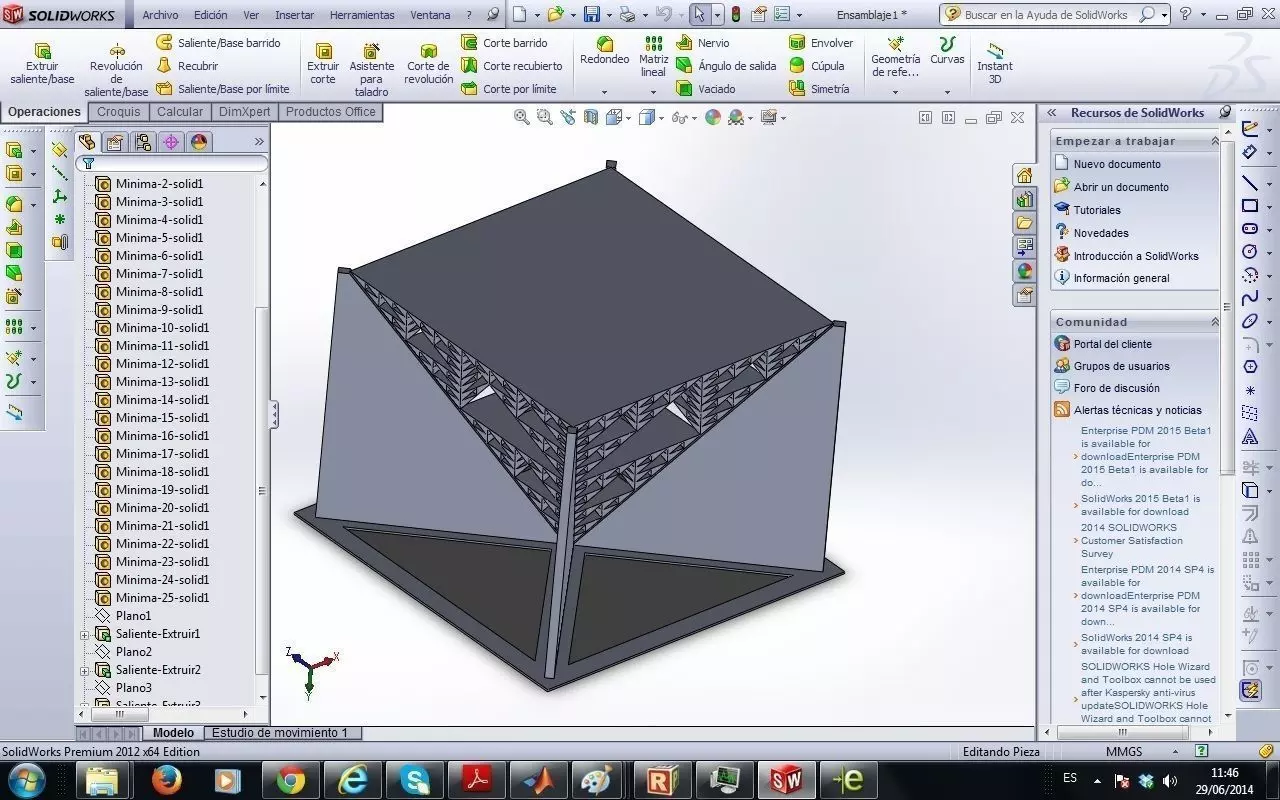 Sierpinski piramid Low-poly 3D model