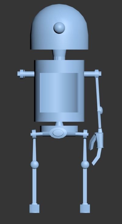  broken robot 3D model_0