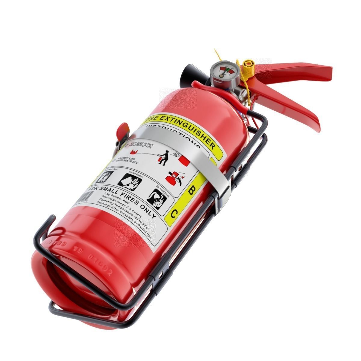 Safety Car Set 3D model_8