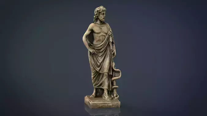 Asclepius statue of person