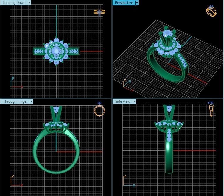 Ring T00185 3D print model_2