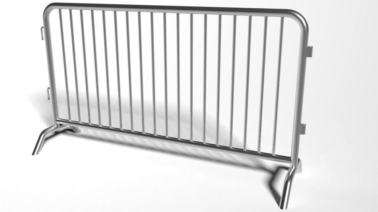 Crowd barrier Free 3D model_7