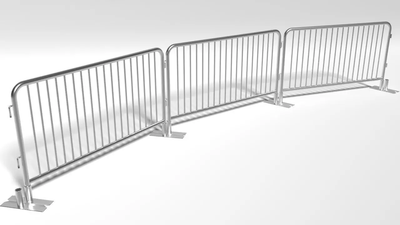 Crowd barrier Free 3D model_0