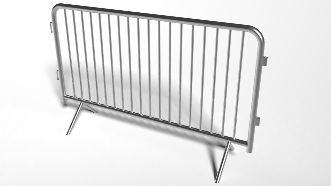 Crowd barrier Free 3D model_5