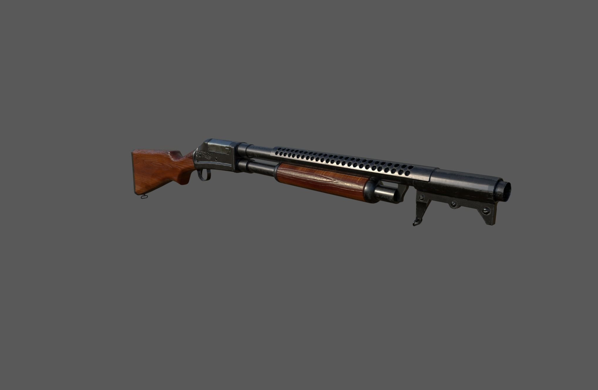 Shotgun 3D model_0