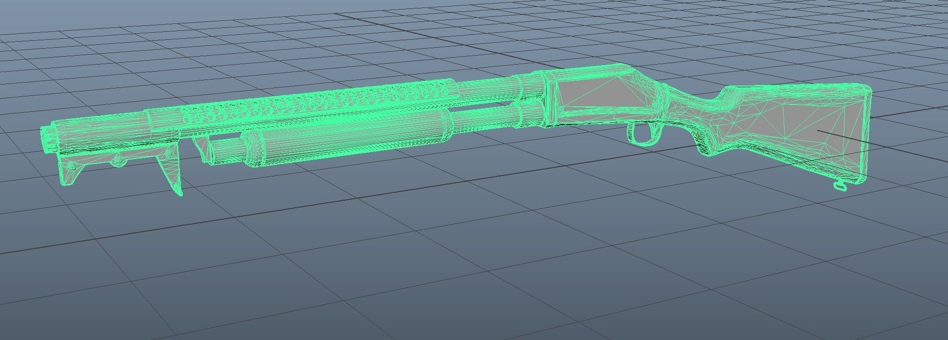 Shotgun 3D model_4